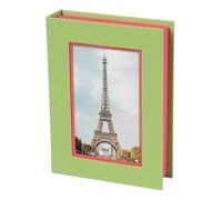 goldbuch Scatola portaoggetti Bella Vista con foto ritagliata lime/corallo