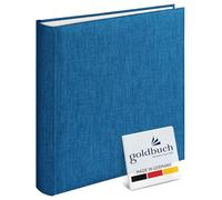 goldbuch SummerTime 31711 - Album Fotografico con 100 Pagine Bianche e divisori in Pergamena, 30 x 31 cm, Colore: Azzurro