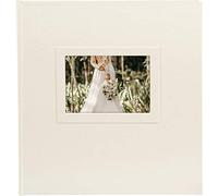 Goldbuch Wedding Knocking, Foto 60 Pagine Bianche e glassine, Memoria Ritagliata per la Tua Foto, Album di Carta raffinata Effetto Satinato, Battito Cuore con Sezione Immagine, ca. 30 x 31 x 4 cm