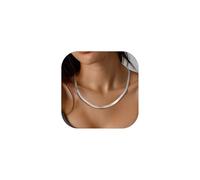 GoldChic - Collana a serpente da uomo, in acciaio inossidabile, da donna, a maglia a maglia da bambino, ragazzo, ragazza, larghezza 3 mm, 5 mm, 9 mm, lunghezza 30/38/51 cm, regalo di Natale, festa del