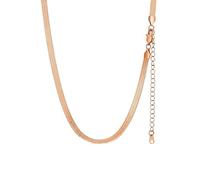 GOLDCHIC JEWELRY Collana Con Catena a Spina Di Pesce Da Donna, Girocollo In Oro a Due Strati Con Collegamento a Serpente, Acciaio Inossidabile, 12 Pollici- 18 Pollici