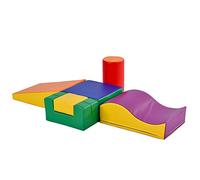 GoldCoo Montessori - Set di 6 mattoncini da costruzione in schiuma per bambini, a partire da 1 6 mesi
