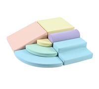 GoldCoo Montessori - Set di 7 mattoncini da costruzione in schiuma per bambini, a partire dai 6 mesi in su