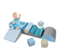 GoldCoo Montessori - Set di 9 mattoncini da costruzione in schiuma per bambini, a partire da 1 6 mesi