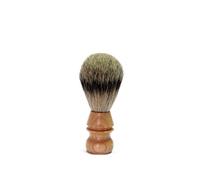 Golddachs - Pennello da barba, 100% setole di tasso, colore: bianco
