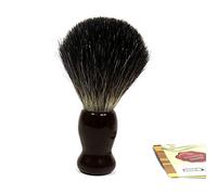 Golddachs - Pennello da barba, 100% setole di tasso, colore: marrone