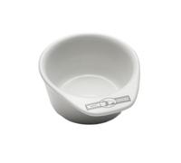 Golddachs Testina da barba bianca con manico e logo senza sapone, logo sul manico