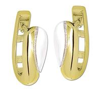 GoldDream Orecchini a cerchio da donna in oro giallo 333 oro bianco GDO5635T
