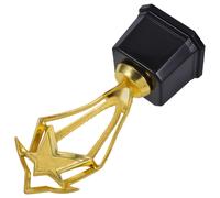 Golden 20,5 Cm Scultura A Stella Traforata In Con Base