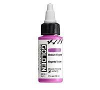 GOLDEN, acrilico ad alto flusso medio, flacone da 29,6 ml, vernice acrilica professionale, semi-opaco