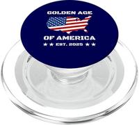 Golden Age of America USA Map PopSockets PopGrip per MagSafe