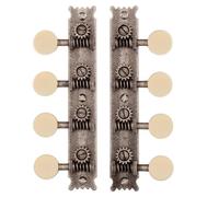 Golden Age Restoration Tuners per mandolino A-style, nichel reliquia, manopole crema