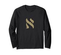 Golden Aleph T Shirt Uomo Donna Royal Tees Maglia a Manica