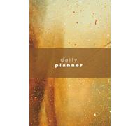 Golden Amber Daily Planner with Reminders, Priorities & Journal - Undated Organizer with Trackers, Mood Log, Personalization & Reflection Pages - ... capture your thoughts and boost productivity!