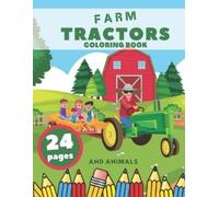 Golden Arrow Farm Tractors Coloring Book And Animals (Tascabile)