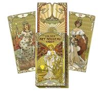 Golden Art Nouveau Mazzo Di Tarocchi Di Giulia F. Massaglia Lo Scarabeo EX253