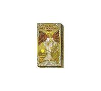 Golden Art Nouveau Tarocco Mini Strato Carte lo scarabeo Giulia F Massaglia New
