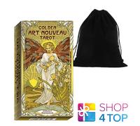 Golden Art Nouveau Tarocchi Deck Mappe Di (G) . Massaglia LO SCARABEO Con