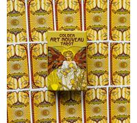 Golden Art Nouveau Tarot Mini Deck Cards Lo Scarabeo Giulia F Massaglia Nuovo