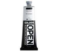 GOLDEN ARTIST COLORS Open 5 Oz Color Paints (Set of 2) Color: Carbon Black by