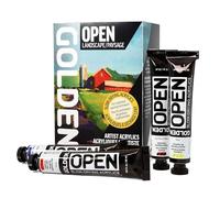 Golden Artist Colors, OPEN Acrilici ad asciugatura lenta, set paesaggistico a 8 colori