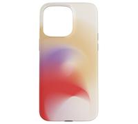Golden Aura | Red, Lavender & Cream Energy Flow Abstract Custodia per iPhone 15 Pro Max