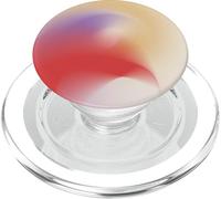 Golden Aura | Red, Lavender & Cream Energy Flow Abstract PopSockets PopGrip per MagSafe