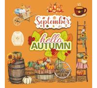 Golden Autumn Vibes: Relaxing Coloring Pages with Pumpkins, Leaves, and Cozy Scenes