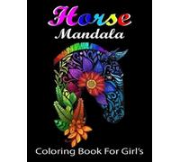 Golden Bee Horse Mandala Coloring Book For Girl's (Tascabile)