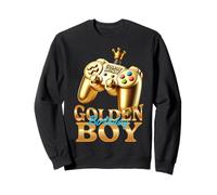 Golden Birthday Boys Bday - Decorazione per Festa di Compleanno per Bambini Felpa