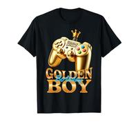 Golden Birthday Boys Bday - Decorazione per Festa di Compleanno per Bambini Maglietta