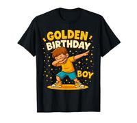 Golden Birthday Boys Bday - Decorazione per Festa di Compleanno per Bambini Maglietta