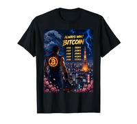 Golden Bitcoin Fighter BTC Vince Sempre Crypto Anime 2026/2030 Maglietta
