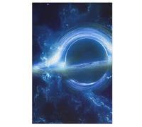 Golden Black Hole Puzzle in Legno 1000 Pezzi, Per Adulti Bambino, Collezione Challenge, Puzzles Impossibili, Stampa Di Alta Qualità 78×53cm