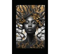 Golden Branches Journal: Blank Black Women's Art Journal for Creative Writing, Dreams, and Ideas