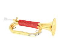 Golden Brass Bugle Cavalleria Tromba Compatti Leggero Ottone Militari Bugle Per Orchestre Scuola Sacchetto di Immagazzinaggio Banda Scuola Tromba
