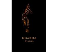 Golden Buddha Head "Dharma Studies" Journal (Simple, black & gold Buddha cover): Buddhism Notebook / Composition Book