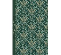 Golden Candle Christmas Journal - Festive Green Holiday Notebook | for Writers, Teens and Adults: 120 Lined pages, hardcover, 5.5 x 8.5 inches, vintage-theme endpapers, self-care diary, gift idea