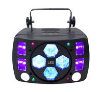 GOLDEN CENTURY LE06N3 EFFETTO LUCE A LED 4IN1 BEE EYES STROBO UV E LASER