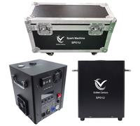 GOLDEN CENTURY SP01U COPPIA SPARK MACHINE 650 WATT FONTANA LUMINOSA FREDDA DMX + FLIGHTCASE