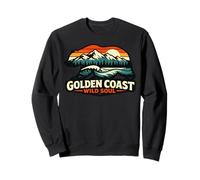 Golden Coast Wild Soul Orso Surf California Retro Felpa