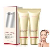 Golden Collagen Anti-Wrinkle Cream,Gold and Collagen Anti-Wrinkle Cream,Gold Anti-Aging Face Cream,Moisturizer Anti-Aging Collagen Firming Face Cream,Daily Face Moisturizer,Reduce Fine Lines (2)