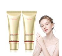 Golden Collagen Anti-Wrinkle Cream, Gold and Collagen Anti-Wrinkle Cream, Korean Gold and Collagen Anti-Wrinkle Cream, 50g Gold Anti Aging Face Cream (2pcs)