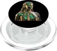 Golden Cyber Afrodite Futuristica Dea Greca della Bellezza PopSockets PopGrip per MagSafe