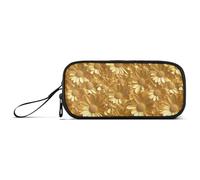 Golden Daisy - Astuccio in nylon ad alta capacità, per adolescenti, per cancelleria universitaria, per ragazzi scolastici preppy