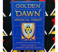 GOLDEN DAWN MAGICAL Tarocco Mazzo Carte Libro Set Chic Cicerone: Esoteric