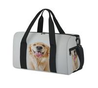 Golden Dog Sport Duffel Borse per Bambini Ragazze Ragazzi Donne Uomini Pernottamento Weekender Borsa Da Viaggio Tote Carry Gym Casual Duffel Borse