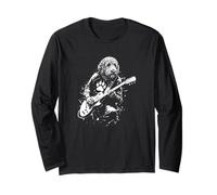 Golden Doodle Guitar Dog Maglia a Manica