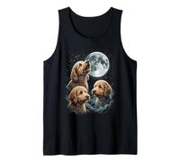 Golden Doodle Ululando alla Luna Canotta