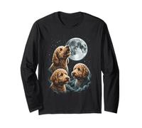 Golden Doodle Ululando alla Luna Maglia a Manica